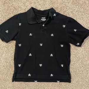Skull Cherokee Polo Shirt sz med